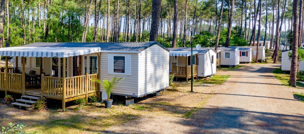 Mobil home au camping Les Dunes de Contis